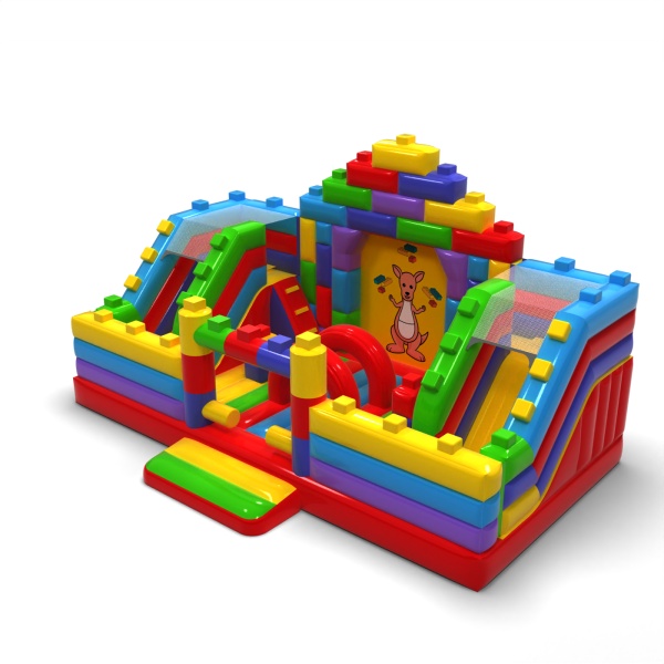 Parco giochi gonfiabile - mattoncini colorati