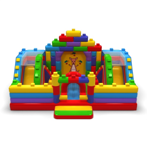 Parco giochi gonfiabile - mattoncini colorati