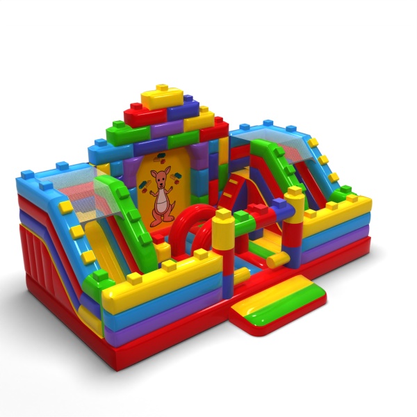 Parco giochi gonfiabile - mattoncini colorati