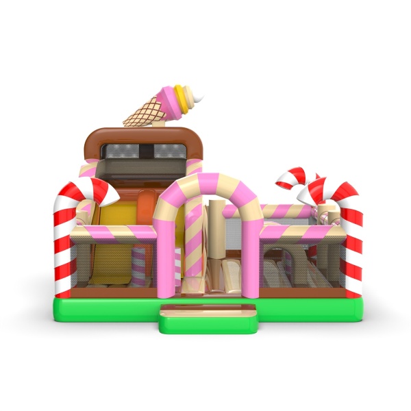 Parco giochi gonfiabile 6x6 a tema caramelle