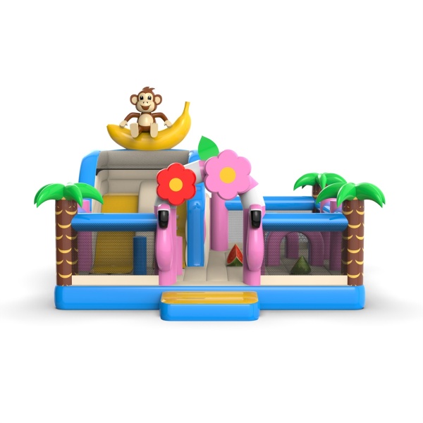 Parco giochi gonfiabile 6x6 a tema hawaiano