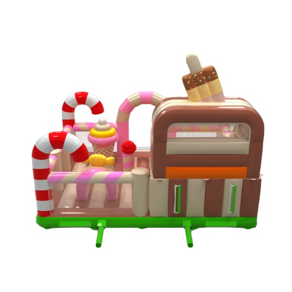 Parco giochi gonfiabile 8x6 a tema caramelle