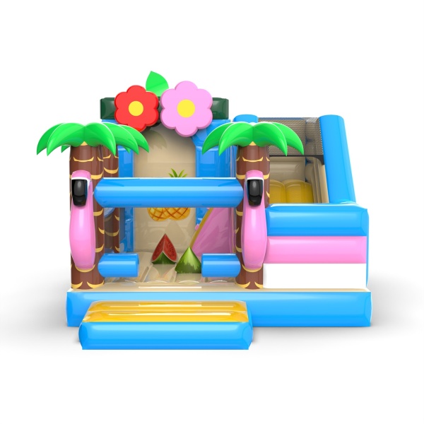Gonfiabile con scivolo - combo hawaiano