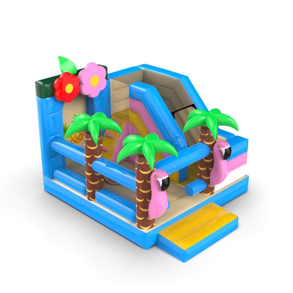 Gonfiabile con scivolo - combo hawaiano