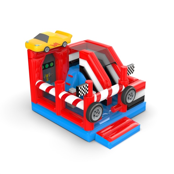 Gonfiabile con scivolo - combo auto