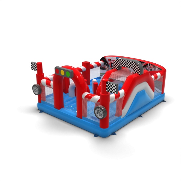 Parco giochi gonfiabile 6x5 a tema auto