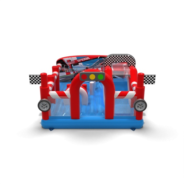 Parco giochi gonfiabile 6x5 a tema auto