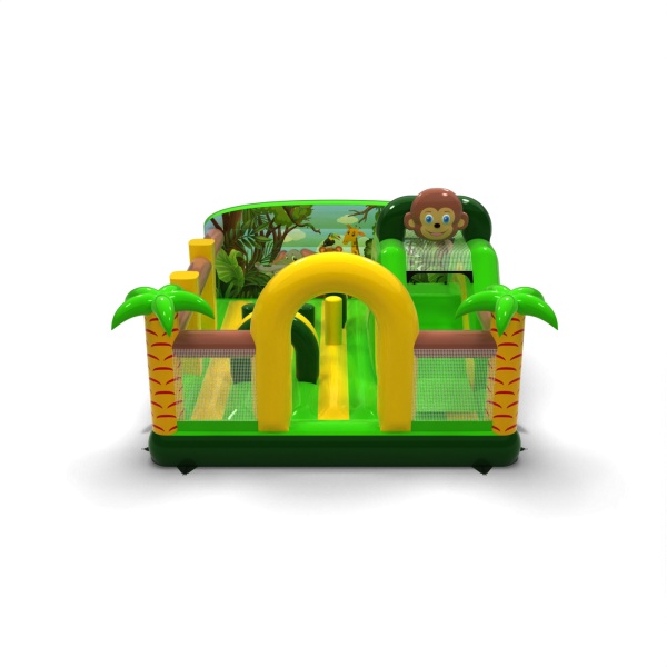 Parco giochi gonfiabile 6x5 a tema giungla