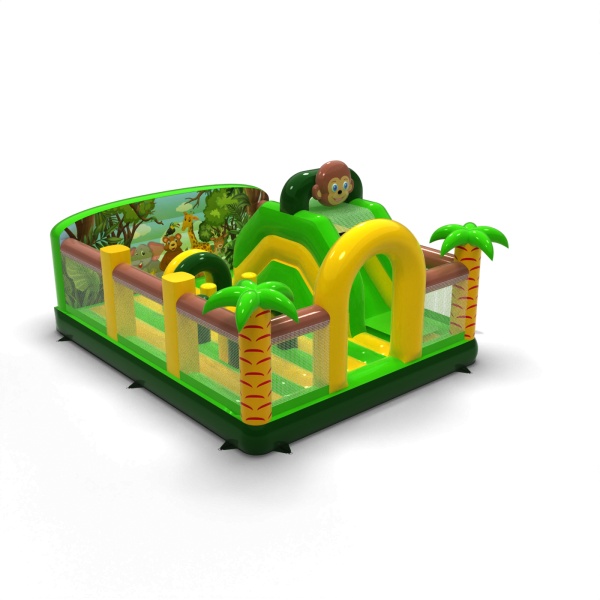 Parco giochi gonfiabile 6x5 a tema giungla