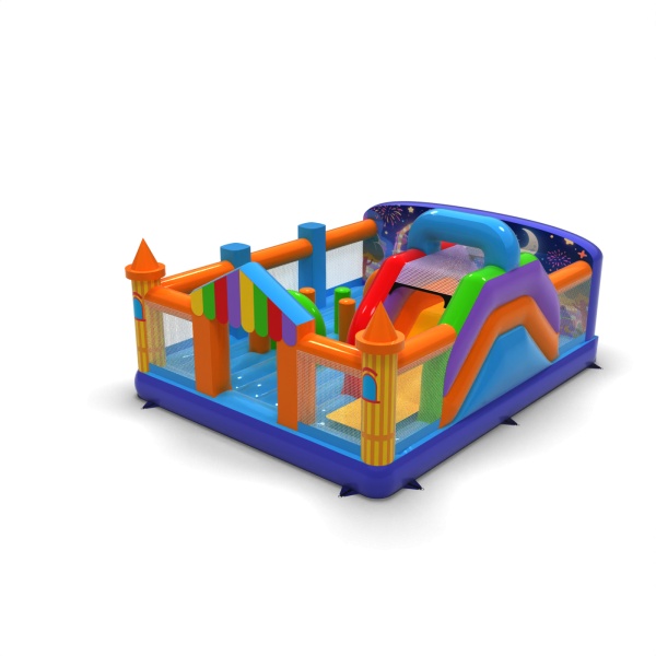 Parco giochi gonfiabile 6x5 a tema luna park