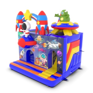 Castello gonfiabile 4,5x4 a...
