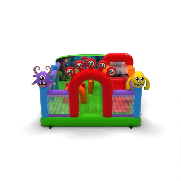 Parco giochi gonfiabile 6x5 a tema mostriciattoli
