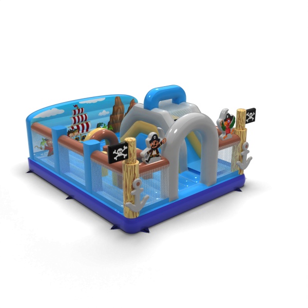 Parco giochi gonfiabile 6x5 a tema pirati