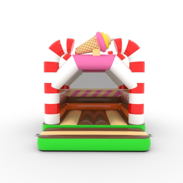 Castello gonfiabile 4,5x3,6 a tema caramelle