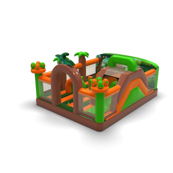 Parco giochi gonfiabile 6x5 a tema dino