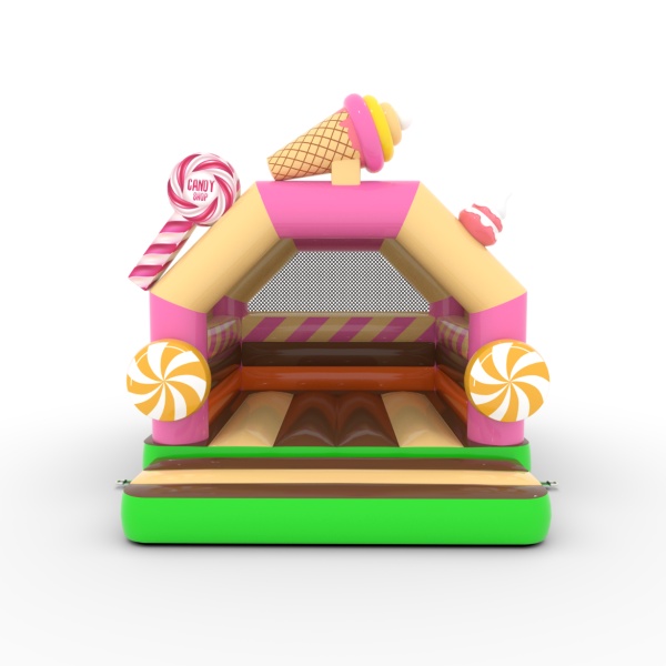 Castello gonfiabile 4,5x3,6 a tema caramelle