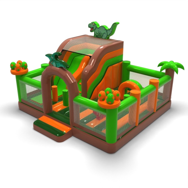 Parco giochi gonfiabile 6x6 a tema dino