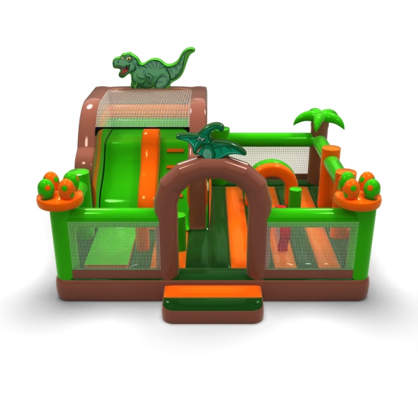 Parco giochi gonfiabile 6x6 a tema dino