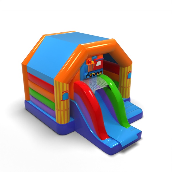 Mini luna park - gonfiabile con scivolo