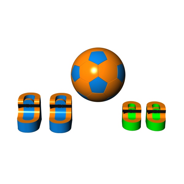 SET giga football per bambini