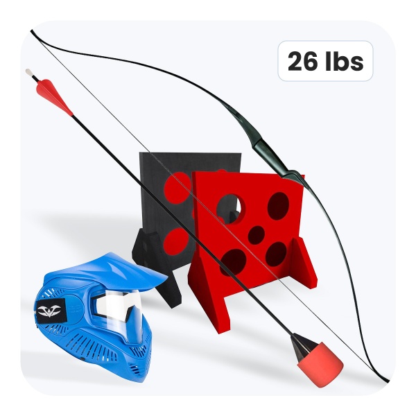 SET Archery Tag Premium 26 lbs - per 12 giocatori - frecce a tampone