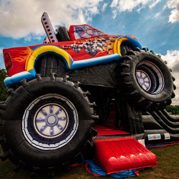 Gonfiabile Monster Truck - scivolo