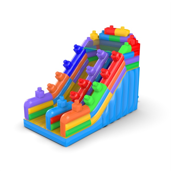 Scivolo gonfiabile Mattoncini Colorati