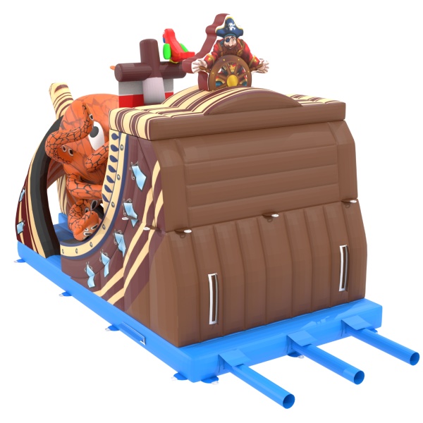 Scivolo gonfiabile Nave Pirata con piovra
