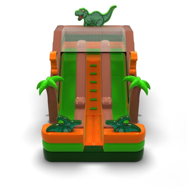 Doppio scivolo a tema dinosauri mini