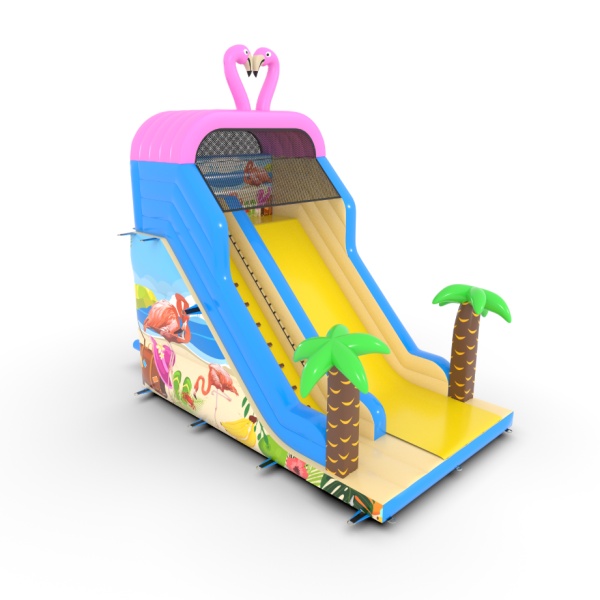Scivolo gonfiabile con stampa hawaiana