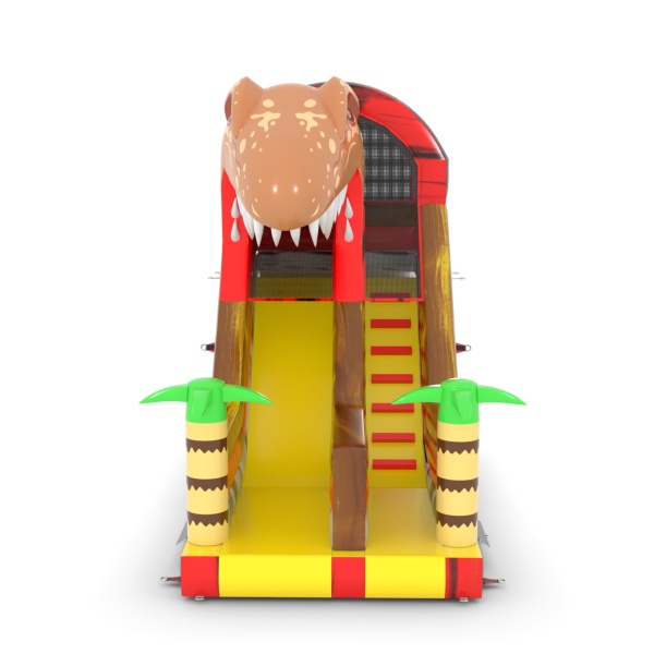 Scivolo gonfiabile a tema dinosauri