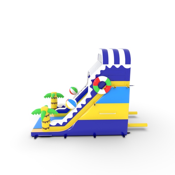 Scivolo gonfiabile a tema spiaggia