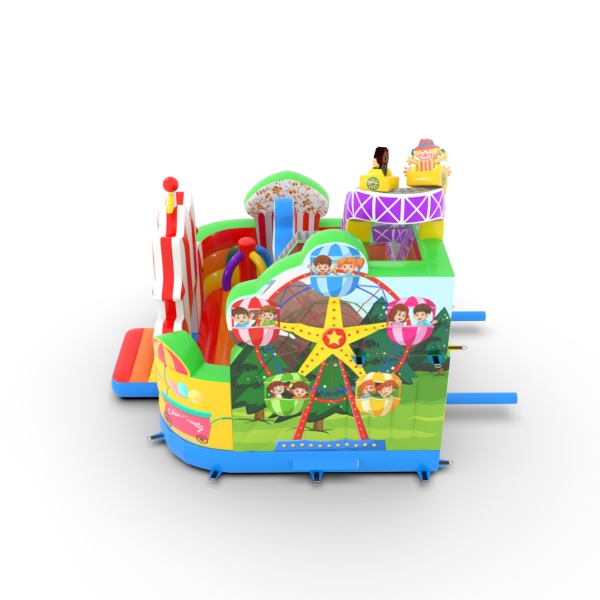Gonfiabile con scivolo combo Luna Park