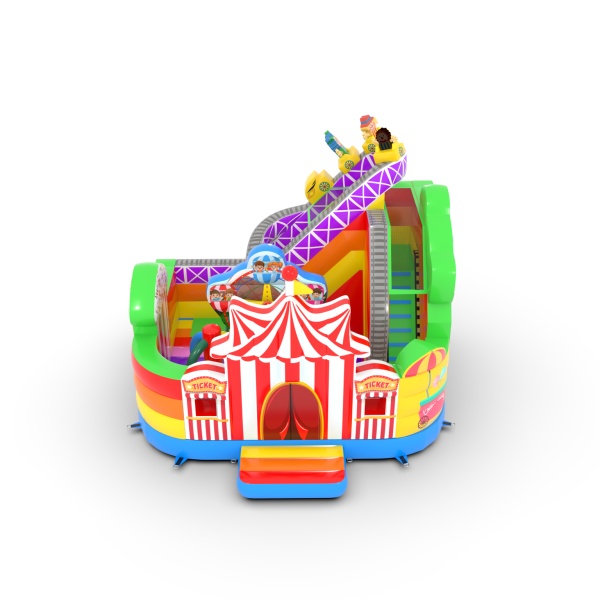 Gonfiabile con scivolo combo Luna Park