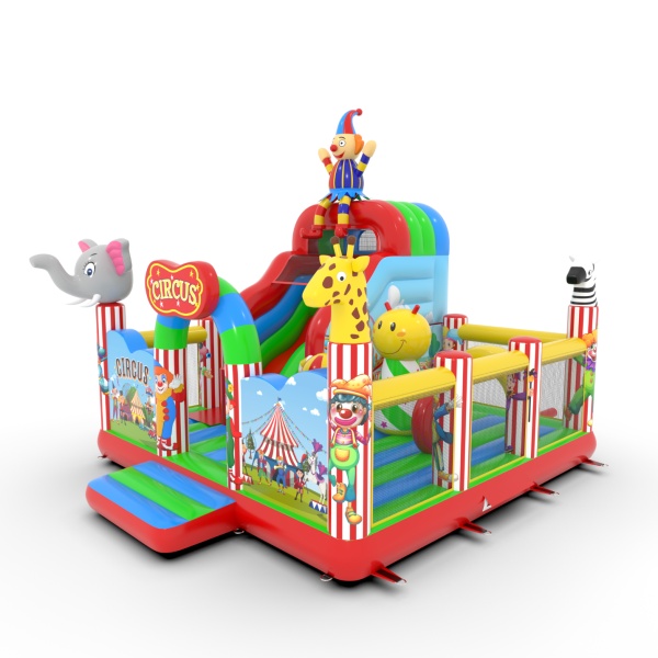 Gonfiabile con scivolo combo Circo