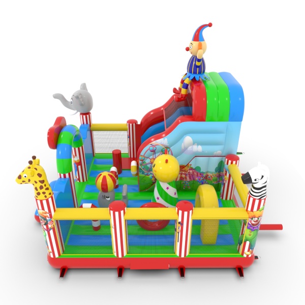 Gonfiabile con scivolo combo Circo