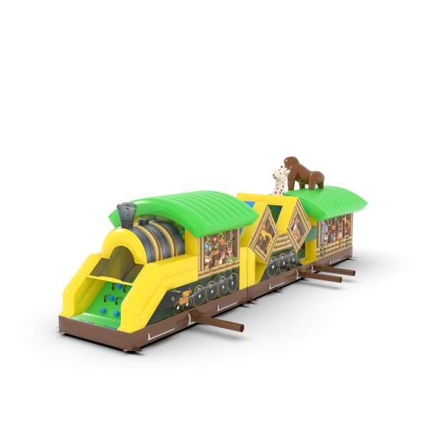 Percorso a ostacoli gonfiabile safari - 14,6 m