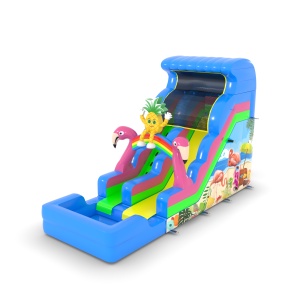 Scivolo gonfiabile acquatico a tema hawaiano