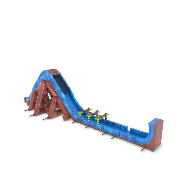 Scivolo gonfiabile acquatico Montagna - 47,5 m