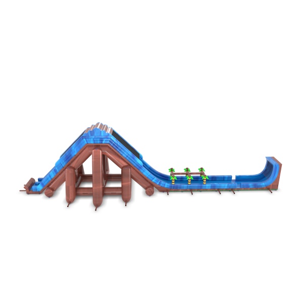 Scivolo gonfiabile acquatico Montagna - 47,5 m