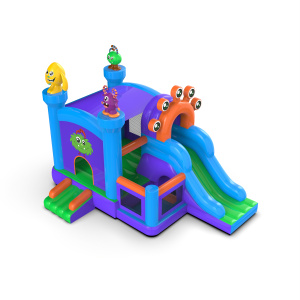 Gonfiabile con scivolo -...