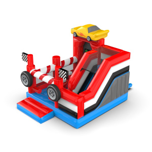 Gonfiabile con scivolo - auto combinato