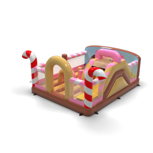 Parco giochi gonfiabile 6x5 a tema caramelle