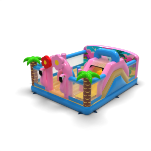 Parco giochi gonfiabile 6x5 a tema hawaiano