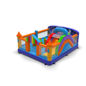 Parco giochi gonfiabile 6x5 a tema parco divertimenti