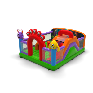 Parco giochi gonfiabile 6x5 a tema mostri