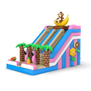 Doppio scivolo gonfiabile a...