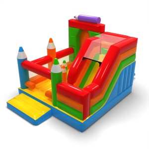 Gonfiabile con scivolo -...