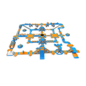 Parco acquatico gonfiabile...