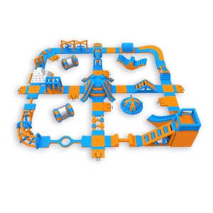 Parco acquatico gonfiabile...